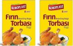 Koroplast Fırın Torbası 25X38 Cm 8X2 Adet