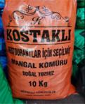 Kostaklı Portakal Mangal Kömürü Restoranlar İçin Seçilmiş 10 Kg