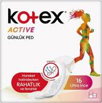 Kotex Active İnce 16'lı Günlük Ped