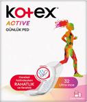 Kotex Active İnce 32'li Günlük Ped