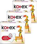 Kotex Active Normal Günlük Ped 8'Li Üçlü Set