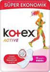 Kotex Active Süper Ekonomik Uzun Günlük Ped 18'Li 5 Adet