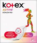 Kotex Active Ultra İnce 32'Li Günlük Ped