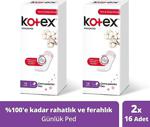 Kotex Günlük 16'Lı Uzun - 2'Li Paket