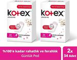 Kotex Günlük 34'Lü Normal - 2'Li Paket