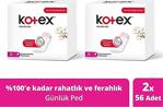 Kotex Günlük 56 'Lı Normal - 2'Li Paket