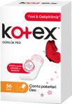 Kotex Ince Günlük Ped Parfümlü Çanta Paketleri 56'Lı