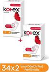 Kotex Ince Günlük Ped Parfümsüz 34'Lü X 2 Adet