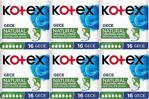 Kotex Natural Süper Ekonomik 16 Lı Gece 6 Adet