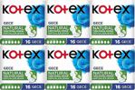 Kotex Natural Ultra Gece 16'Lı 6 Adet Hijyenik Ped