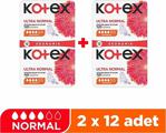 Kotex Ped Ultra Double Normal 12'Lü X2