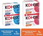 Kotex Ultra Double 12 'Li Gece + Double 14 'Lü Normal