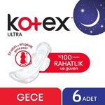 Kotex Ultra Gece Hijyenik Ped 6X 24 ( 144 ) Adet