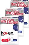 Kotex Ultra Gece24'Lü X 3 = 72 Adet Ped