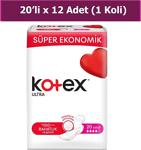 Kotex Ultra Hijyenik Ped / Uzun 12X20=240 Adet (1 Koli)