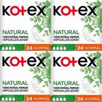 Kotex Ultra Natural Normal Hijyenik Ped 24'Lü 4 Adet