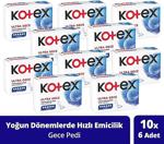 Kotex Ultra Single 6'Lı Gece 10'Lu Paket Paket