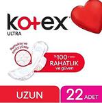 Kotex Ultra Uzun Hijyenik Ped (22 Adet) - Süper Ekonomik Paket