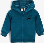 Koton Erkek Bebek Mavi Melange Sweatshirt