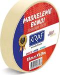 Kraf Maskeleme Bandı 15 Mm X 40 Mt