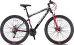 Kron Xc75 27.5 M.Disc 19-21 Vites Mtb Siyah-Kırmızı-Beyaz