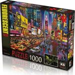 Ks Games 1000 Parça Fosforlu Metropol Puzzle - Karanlıkta Parlayan