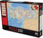 Ks Games 200 Parça Türkiye Siyasi Haritası Puzzle