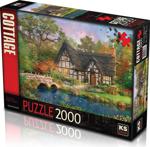 KS Games 2000 Parça Puzzle The Stoney Brıdge Cottage 96x68cm 11479