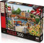 Ks Games 500 Parça Amsterdam Puzzle - Hiroyuki Tanikawa