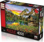 Ks Games Alpine Lake 4000 Parça Puzzle