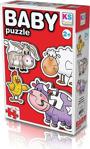 Ks Games Çiftlik Hayvanları Baby Puzzle Bebek Eğitici Aktivite Oyun