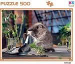 KS Games Naughty Cat Spiel 500 parça Puzzle