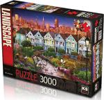 Ks Games San Fran 3000 Parça Puzzle Ks23010