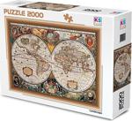 Ks Puzzle 11204 Ks, 17Th Centruy World Map, 2000 Parça Puzzle