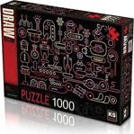 Ks Puzzle 20518 Ks Robot Workshop 1000 Parça Puzzle