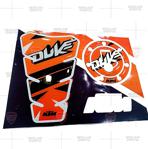 Ktm Duke 125- 200 Tank Pad Depo Kapak Pad Seti̇