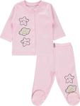 Kujju Bebek Pijama Takımı 3-6 Ay Pembe