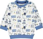 Kujju Erkek Bebek Sweatshirt 3-12 Ay Mavi