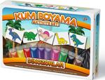 Kumbo Kum Boyama Dinozorlar Kum Boyama Aktivite Seti 5\'li