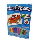 Kumbo Kum Boyama Sevimli Yarışçı Araba Kum Boyama Aktivite Seti