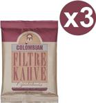 Kurukahveci Mehmet Efendi Colombian 80 gr 3'lü Paket Filtre Kahve