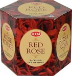 Kırmızı Gül Kokulu 40 Konik Tütsü - Red Rose