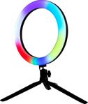 Kyrotech Ring Light Led Gökkuşağı Efektli 8" Yeni Nesil Youtuber Vlogger Tiktok Light Kuaför Işığı Ayaklı Tripod