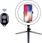 Kyrotech Ring Light Sürekli Işık 8 Inch Bluetooth Kumandalı Halka Işık Tripod