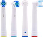 Kyver Oral-B Uyumlu Precision Clean 4'Lü Diş Fırçası Yedek Başlığı