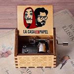 La Casa De Papel El Profesör Manuel Çevirmeli Ahşap İşlemeli Müzik Kutusu