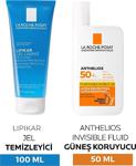 La Roche Posay Anthelios Shaka Fluid Spf50 50 Ml & Lipikar Gel Lavant 100 Ml