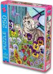 Laço Ki̇ds Kedi Ve Çiçekler Puzzle Yapboz 250 Parça