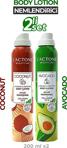 Lactone Avocado & Coconut Panthenol Plus Body Lotion 2'Li Set