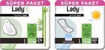 Lady Fit Ladyfit Bambu Ped Süper Normal 24 Adet + Günlük Ped Süper Normal 40 Adet
